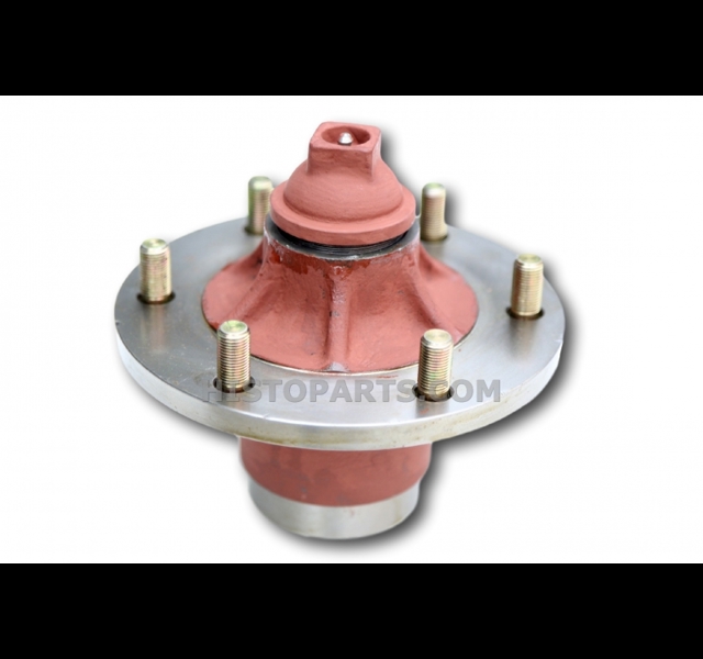 Hub with cap and studs. Ferguson