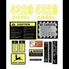 John Deere 4320 stikkerset