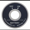 Battery Master Switch Face Plate