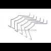 Headlight Retainer Clip Set. A-Ford