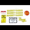 Decal Set Massey Harris Pony. Vinyl set