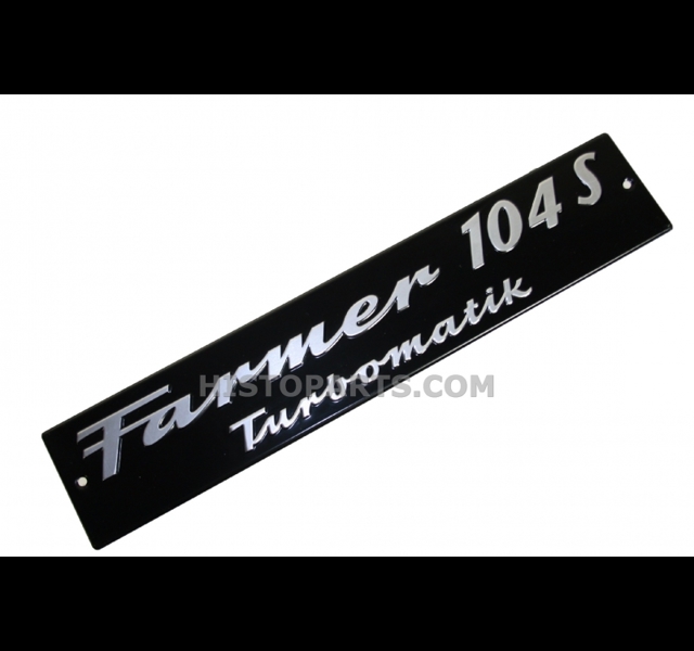 Bonnet Side Emblem Fendt Farmer 104S