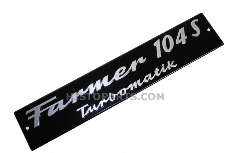 Bonnet Side Emblem Fendt Farmer 104S