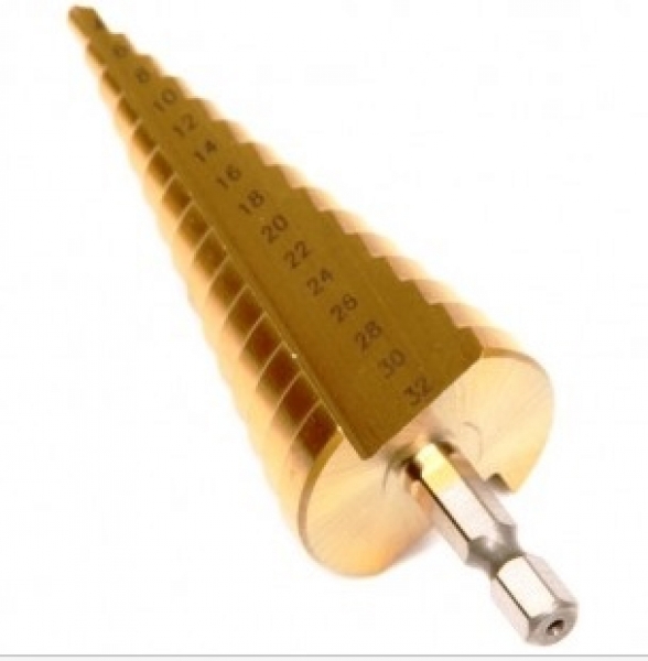 Conische Plaatfrezen HSS set. 3 delig Histoparts