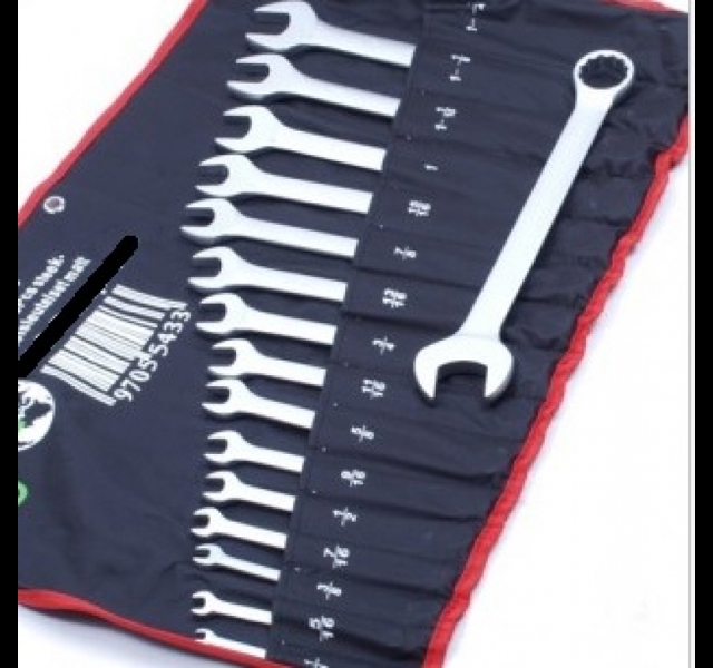 Full Combination Spanner Set in Inch