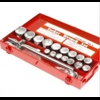 3/4" Hexagon Socket Set Inch- 21 Piece