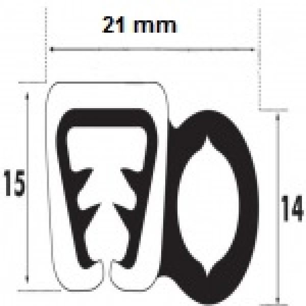 Draught Excluder,  4-5 mm Histoparts