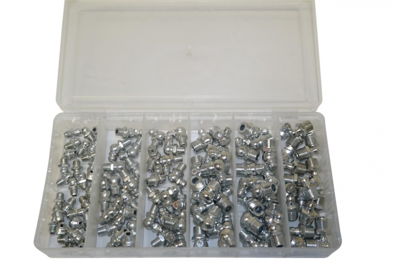 Grease Nipple INCH, assortment Box, 110pc
