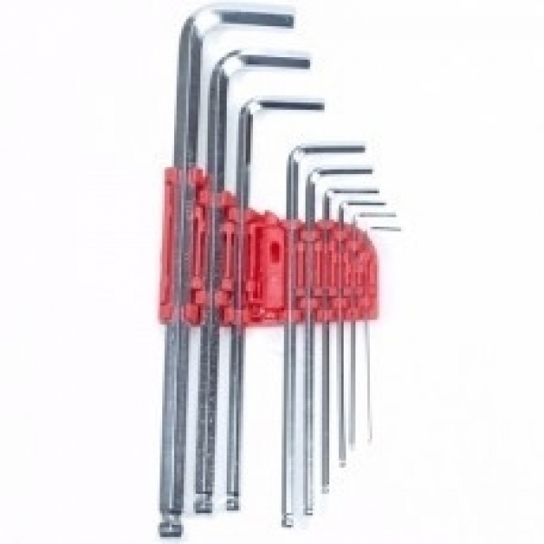 Inbus sleutelset, 9 Delig. Inch