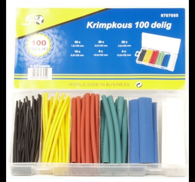 Krimpkous Set, 100 delig