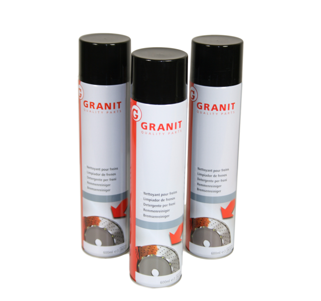 Brake Cleaner, Set of 3 spray cans