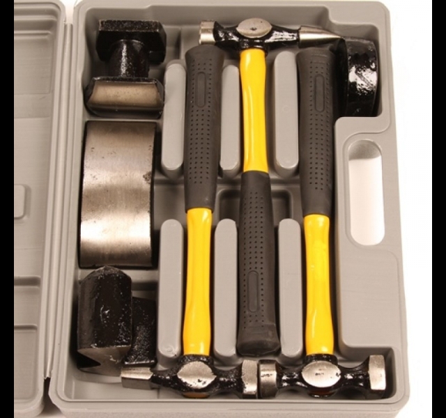 Uitdeuk set, 7 delig
