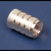 Ventieldop set, Zilver kleurig. 5 delige set