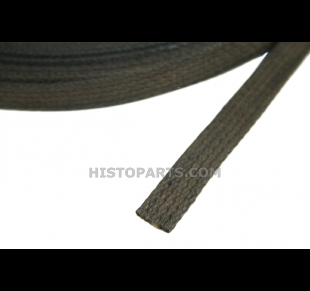 Canvas Band, Plat 16 mm breed