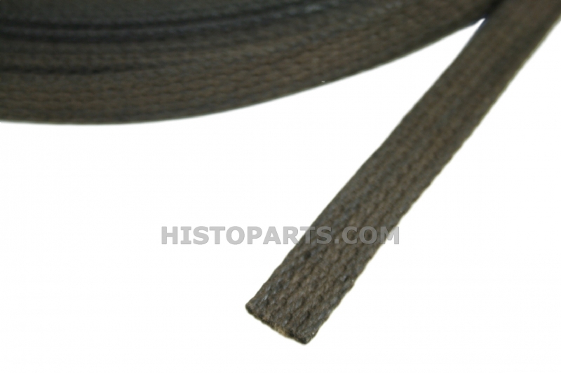 Canvas Band, Plat 16 mm breed