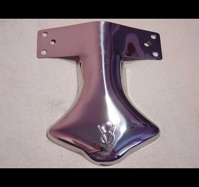 V8 exhaust deflector