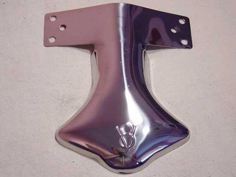 V8 exhaust deflector