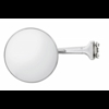 Mirror with straight arm.