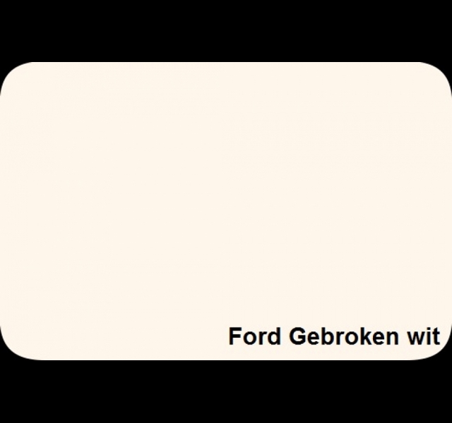 Ford, White. 1 Liter