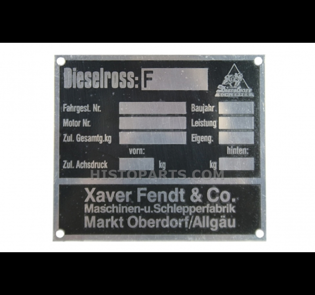 Typeplaatje Fendt
