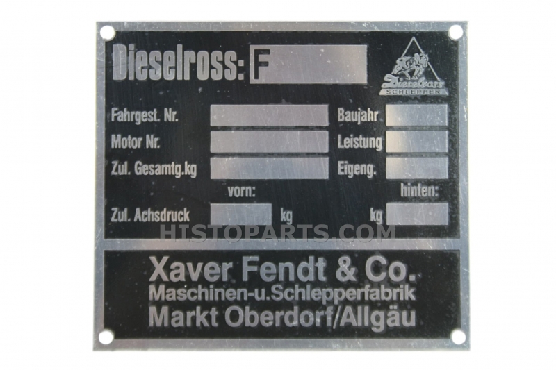 Typeplaatje Fendt