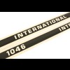 International 1046, Bonnet Decal set