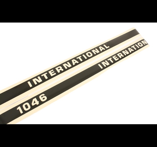 International 1046, Bonnet Decal set Histoparts