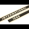 International 1246 Motorkap Stikkerset