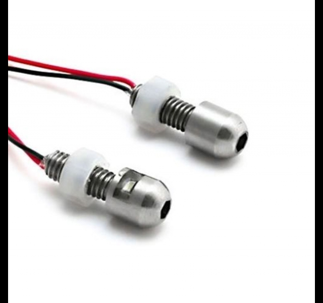Kenteken plaat bevestingsbouten met ingebouwde LED verlichting Histoparts