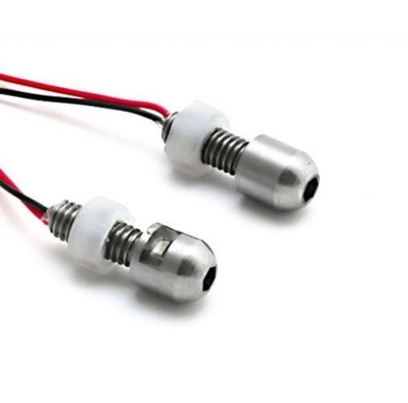 Kenteken plaat bevestingsbouten met ingebouwde LED verlichting Histoparts