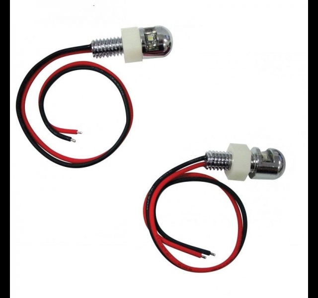 productfoto van Kenteken plaat bevestingsbouten met ingebouwde LED verlichting
