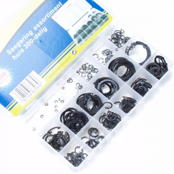 Circlip set. OUTER. 300 pc