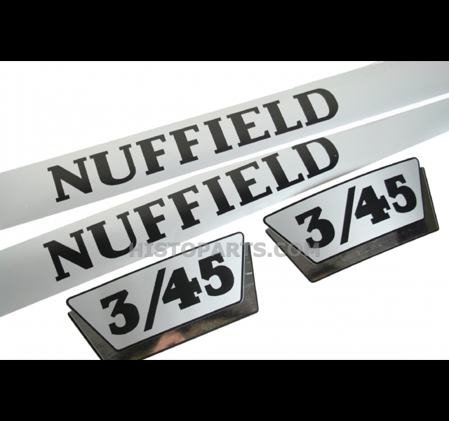 Bonnet Decal Set. Nuffield 3/45
