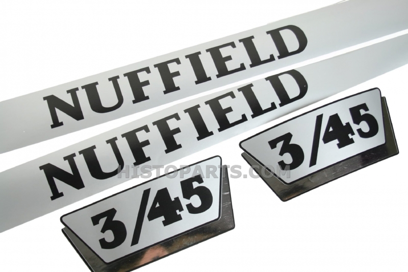 Bonnet Decal Set. Nuffield 3/45