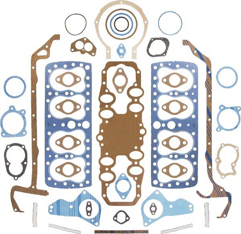 Motorpakkingset Ford V-8 Zijklepper. 90, 95 en 100 PK