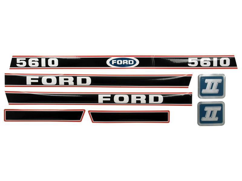 Ford 5610 Gen 2, Motorkap stikkerset Histoparts