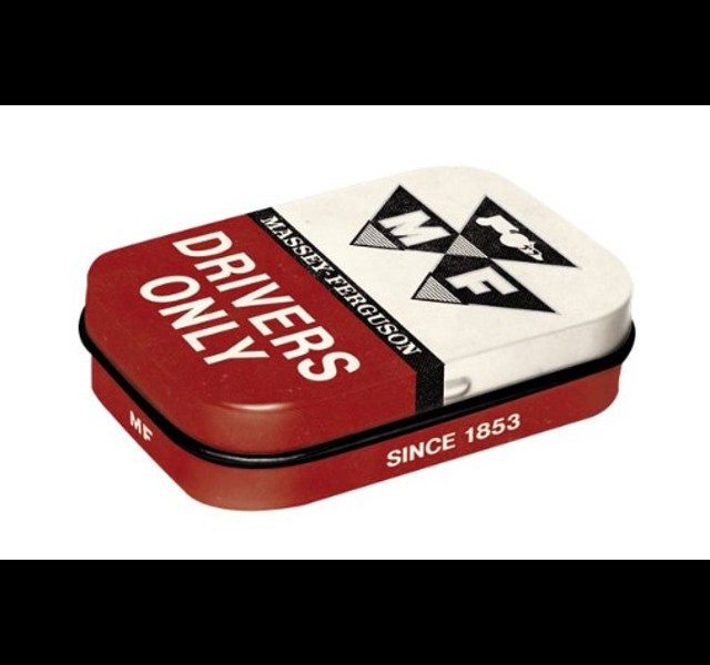 Peppermint tin box, Massey Ferguson Drivers