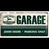John Deere Metal wall Sign, 25 x 50 cm