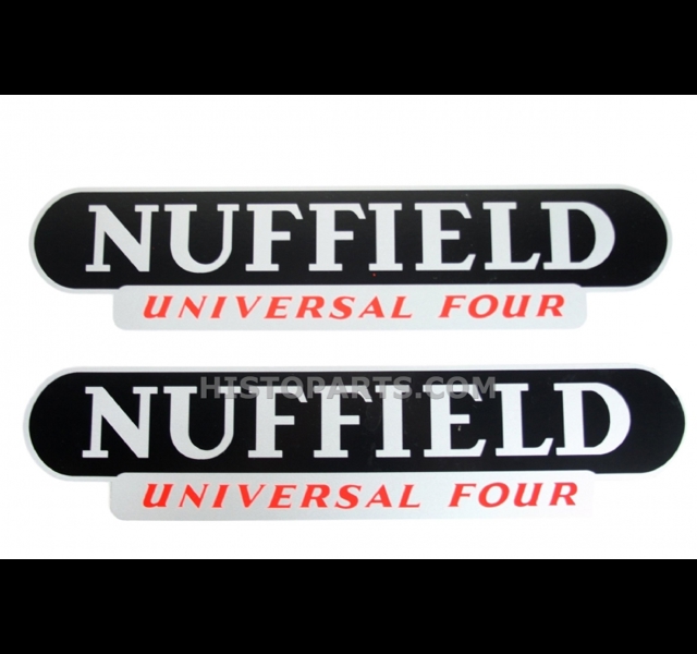 Nuffield Universal Four emblemen set