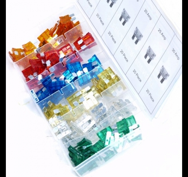 Assortiment steekzekeringen 120 delig