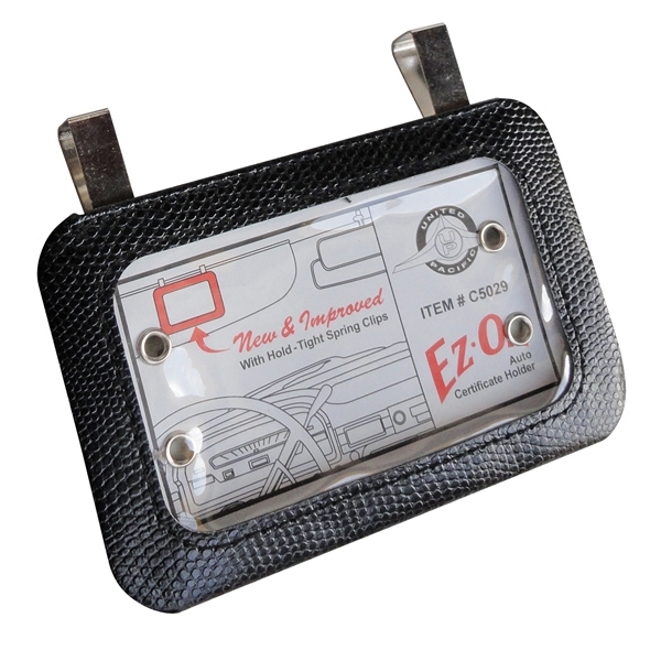 Nostalgic Registration Card Holder for Sun Visor