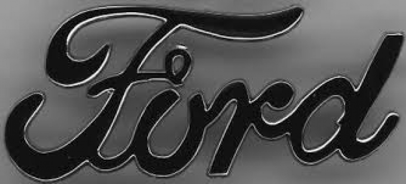 Chrome Ford Emblem