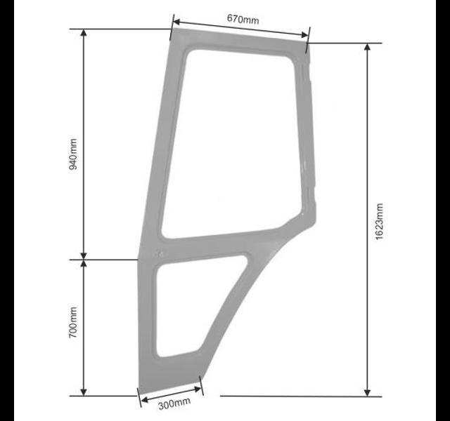 Door Frame, LH. Ford Q cab. Histoparts