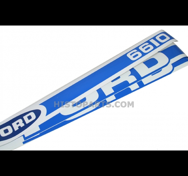 Ford 6610 Bonnet Decal Set