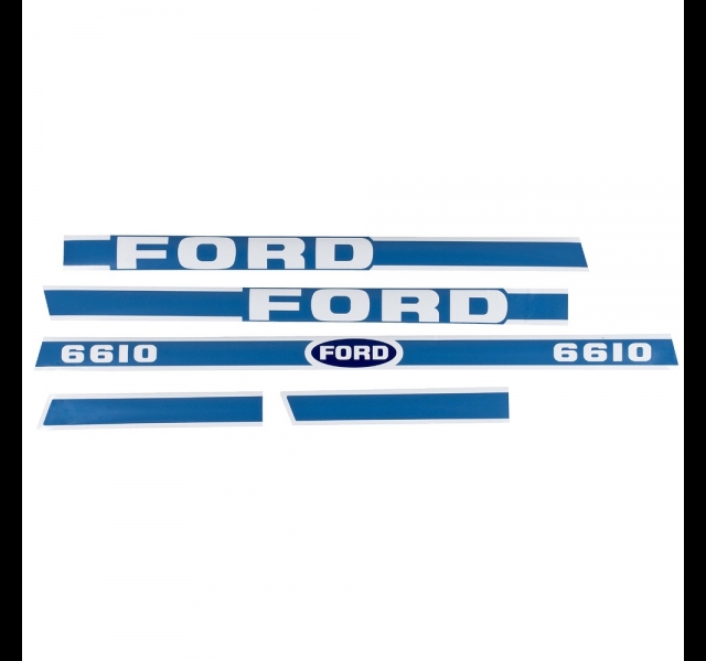 Ford 6610 Bonnet Decal Set Histoparts