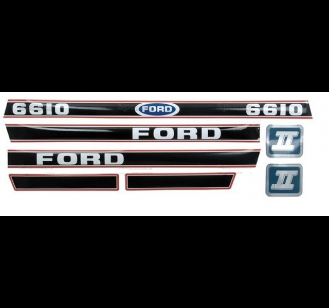 Ford 6610 Bonnet Decal set.