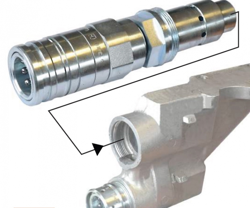 Hydrauliek snelkoppeling modificatie set, Ford Histoparts