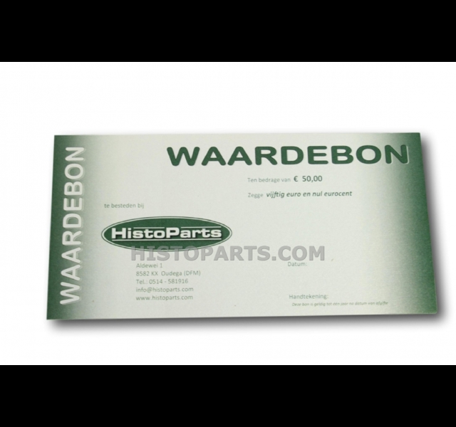 Gift Cheque € 50.00