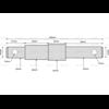 Dual Category Lower Link Implement Mounting Pin (Cat. 1/2) Histoparts