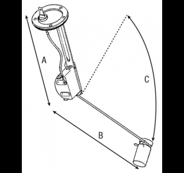 Fuel Sender Unit, John Deere Histoparts